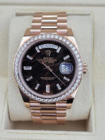 Rolex  Day-Date 40mm Eisenkiesel / Diamonds Dial 228345rbr-0016 - Image 2