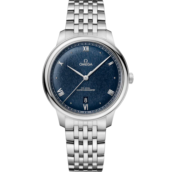 604E9AE9-8FC4-1850-F2F2-747AFADBE5FD.png Omega De Ville Prestige 40mm Blue Dial Stainless Steel Bracelet 434.10.40.20.03.001 - Image 1