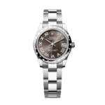 Rolex Datejust m278344 Dark Grey Dial 31mm Domed Diamond