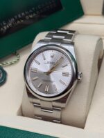 Rolex Oyster Perpetual 41mm 124300-0001 Stainless Steel Silver Index Dial Watch - Image 4