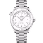 Omega Seamaster Planet Ocean 600M 39.5mm White Dial Stainless Steel Bracelet 215.30.40.20.04.001