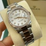 Rolex  Datejust 36mm 126281 Silver Palm Index Dial Jubilee Bracelet - Image 4