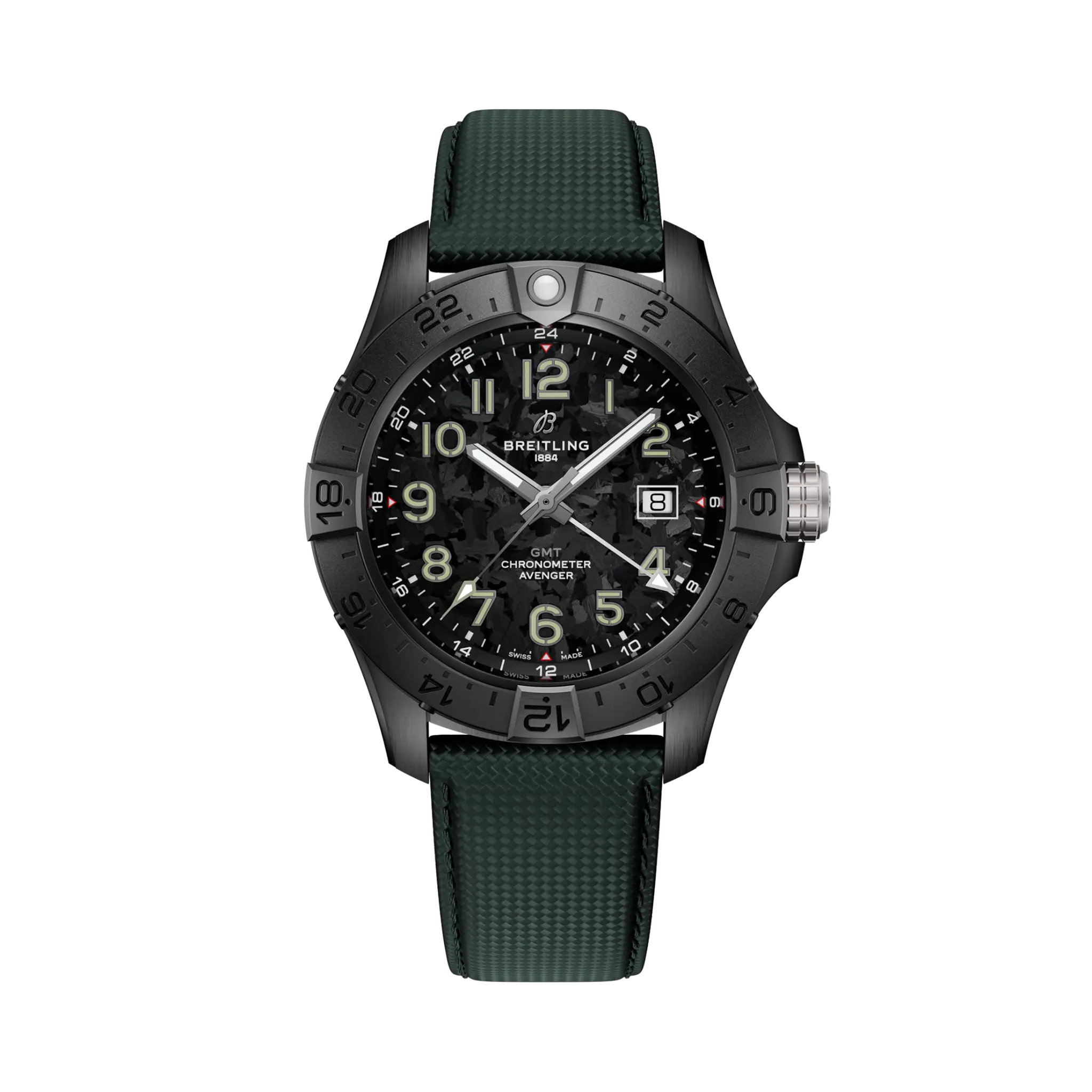 61216118-8522-9FBA-5CC4-575A7BB48D41.png Breitling Avenger Automatic GMT 44mm Night Mission S32320101B1X1 - Image 1