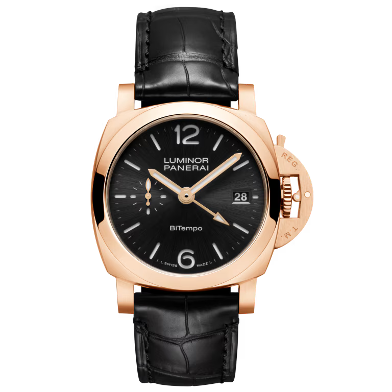 61AEC275-A37D-3957-191C-BD82AB7387C3.avif Panerai Luminor Quaranta BiTempo Goldtech™ 40mm PAM01641 - Image 1