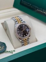 Rolex Datejust m278383RBR-0021/0022 31mm Dark Grey Dial Oyster Bracelet - Image 4