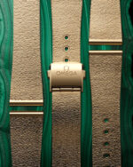 Omega De Ville Trésor 36mm Green Dial with Diamonds Moonshine™ 18k Rose Gold Bracelet 428.55.36.60.99.003 - Image 5