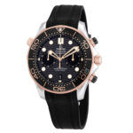 Omega Seamaster Diver 300M 44mm Black Dial Stainless Steel and Sedna™ 18k Rose Gold Strap 210.22.44.51.01.001 - Image 5