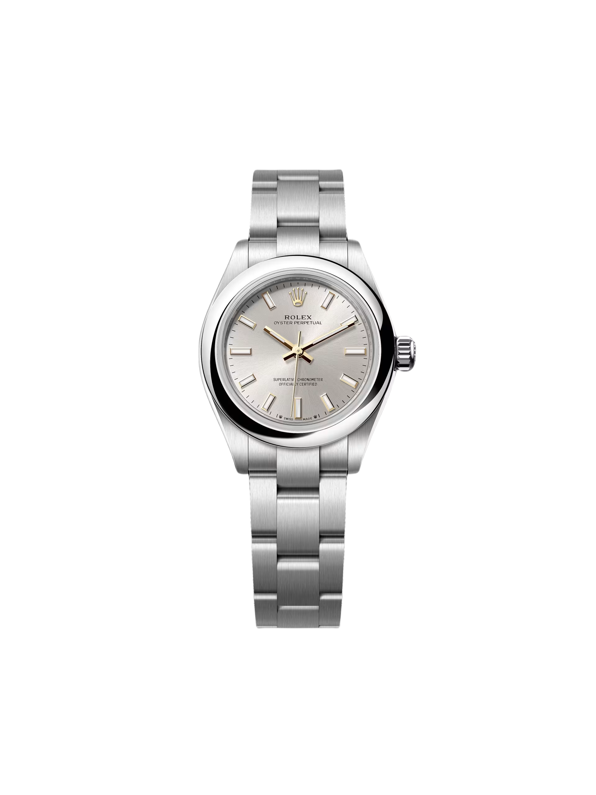 623E0B77-32DD-D297-7182-593C64CF803C.png Rolex Oyster Perpetual 28mm 276200-0001 Silver Dial Oyster Bracelet Watch - Image 1