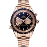 Omega Speedmaster Chrono Chime 45mm Blue Dial Sedna™ 18k Rose Gold Bracelet 522.50.45.52.03.001