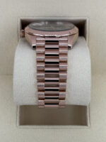 Rolex  Day-Date President 40mm Everose Gold Olive Green Roman Dial - 228235 - Image 5