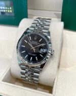 Rolex  Datejust 36mm 126234 Black Index Jubilee Stainless Steel Mens Watch - Image 5
