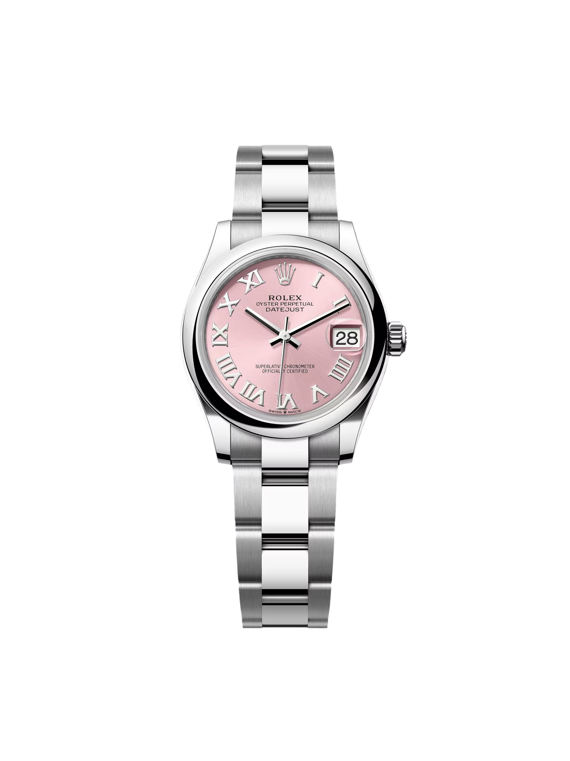 6417299C-7097-F156-C062-8B6B44C48B09.png Rolex Datejust m278240-0013/0014 31mm Pink Roman Domed Bezel Oyster Oystersteel - Image 1