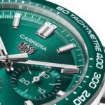 TAG Heuer Carrera Chronograph 44mm Mens Watch Green Stainless Steel CBN2A1N.BA0643 - Image 3