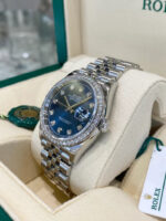 Rolex  Datejust 36mm 126284 Bright Blue Dial Jubilee Bracelet - Image 5