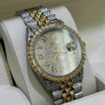 Diamond Rolex 36mm yellow two-tone dial, set with 29 carats of VS1 natural diamonds - Image 4