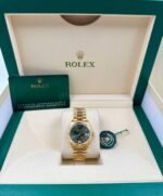 Rolex Datejust m278278-0030 Olive Green 31mm Dial President Bracelet Watch - Image 6