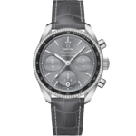 Omega Speedmaster 38 Grey Dial 38mm with Diamonds Stainless Steel Strap 324.38.38.50.06.001