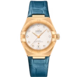 Omega Constellation Ladies' Selection 29mm yellow gold on leather strap 131.53.29.20.52.001