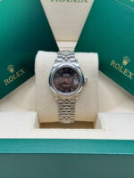 Rolex Lady-Datejust 28mm  m279160 Oyster Perpetual Dark Grey Dial Oyster Bracelet - Image 9