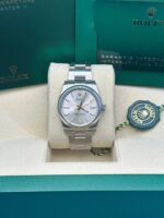 Rolex Oyster Perpetual 34mm 124200-0001 Silver Dial Oyster Stainless Steel Bracelet - Image 8