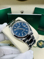 Rolex  Datejust 36mm 126200 Oyster Perpetual Blue Fluted Motif Dial Jubilee Stainless Steel - Image 9