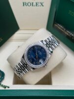 Rolex Datejust m278384RBR-0037/0038 Bright Blue 31mm Dial Oyster Watch - Image 7