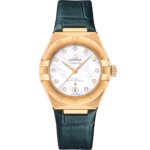 Omega Constellation Ladies' Selection 29mm yellow gold on leather strap 131.53.29.20.55.001