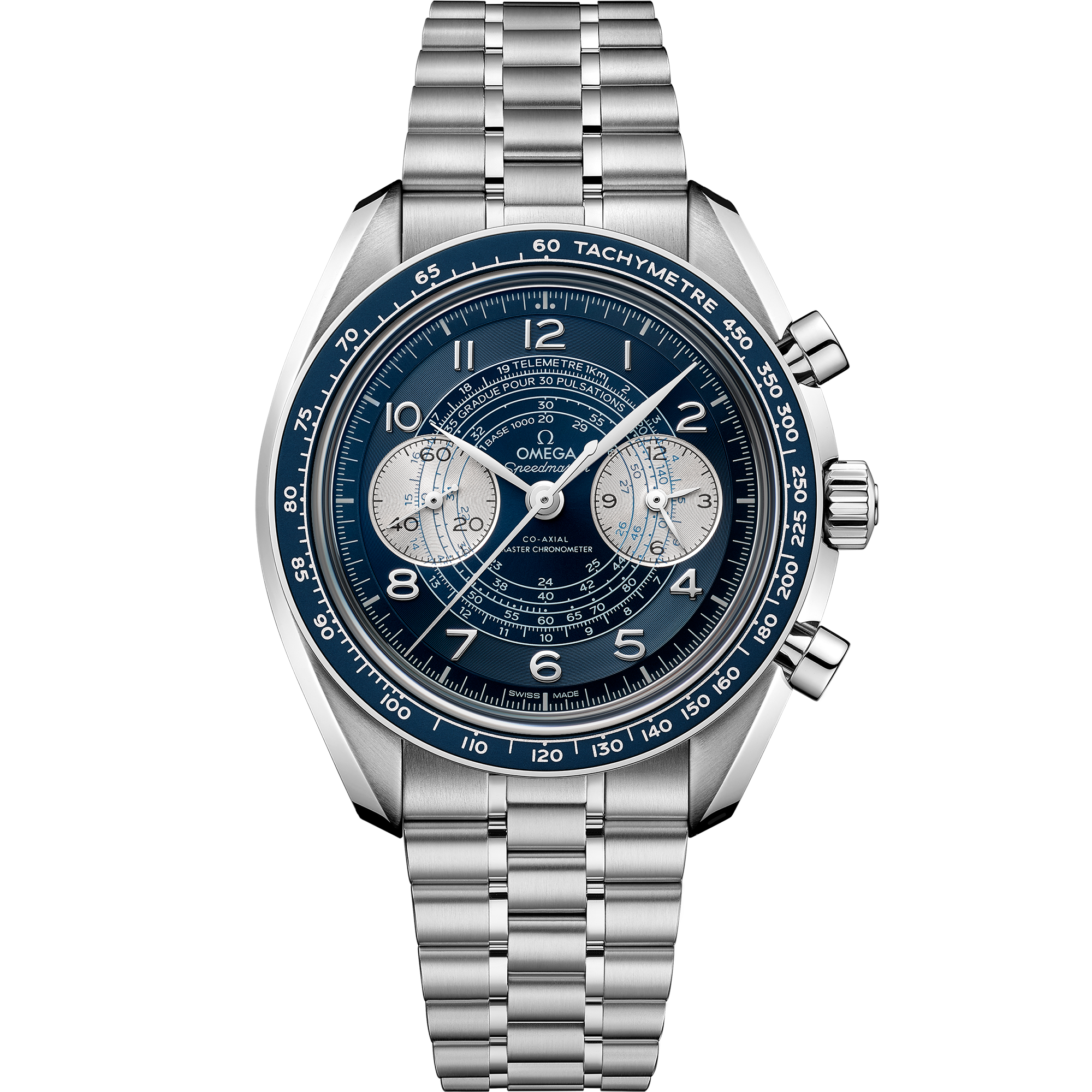 65F82874-1877-BB1C-70BC-3C4630A5C28D.png Omega Speedmaster Chronoscope Blue Dial 43mm Stainless Steel Bracelet 329.30.43.51.03.001 - Image 1