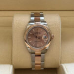 Rolex Lady-Datejust 28mm  279161 Rose Stick Dial, Two Tone Stainless Steel & 18K Rose Gold Oyster Bracelet Women's Watch - Image 3