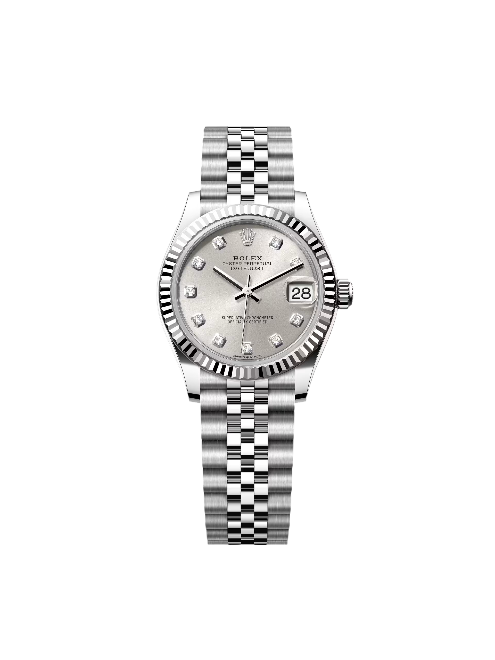 66E0BB27-CE23-083C-A3BF-A6207DCCEAB9.png Rolex Datejust m278274-0029/0030 Silver 31mm Dial Oyster Watch - Image 1