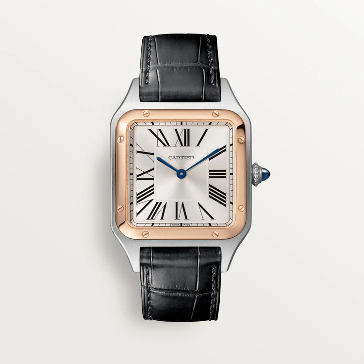 6732944D-B87B-5968-6497-62FF33E09543.png Cartier SANTOS-DUMONT RoseGoldMix 38mm - Image 1