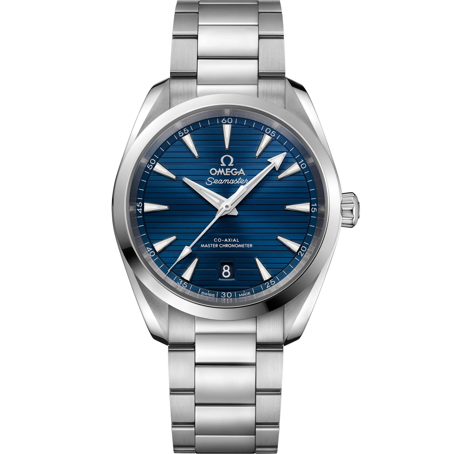68EE535E-5587-1FC3-A201-EC22E4D8F1FD.png Omega Seamaster Aqua Terra 38mm Blue Dial Stainless Steel Bracelet 220.10.38.20.03.001 - Image 1