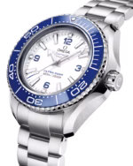Omega Seamaster Planet Ocean 6000M 45.5mm White Dial O‑MEGASTEEL Bracelet 215.30.46.21.04.001 - Image 2