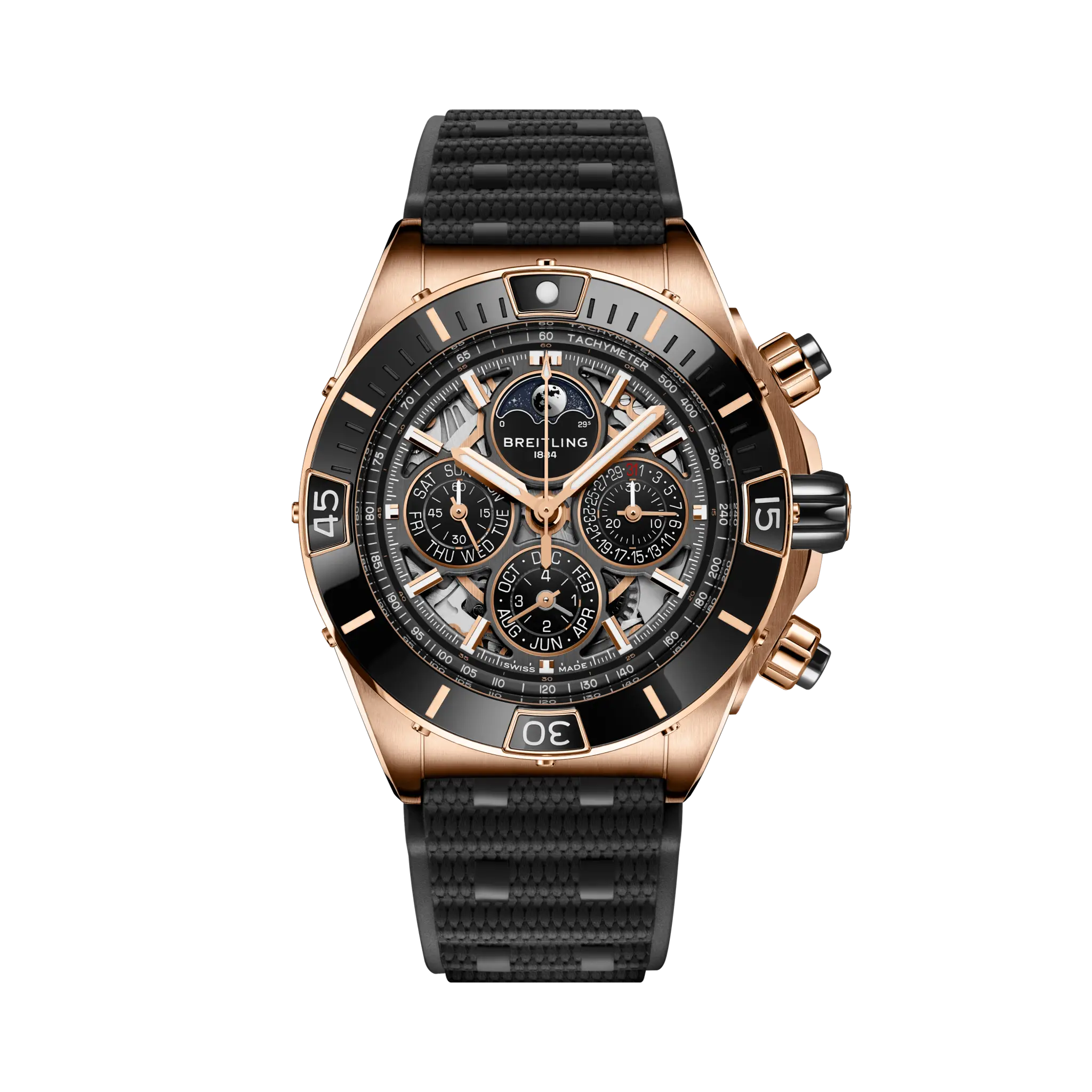 6902F72D-4DA7-5E92-507F-3753A904992A.png Breitling Chronomat B19 44 Perpetual Calendar 140th Anniversary RB19301A1G1S1 - Image 1