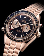 Omega Speedmaster Chrono Chime 45mm Blue Dial Sedna™ 18k Rose Gold Bracelet 522.50.45.52.03.001 - Image 2
