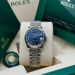 Rolex Datejust m278274-0033/0034 Bright Blue Dial 31mm Fluted Bezel Oyster Bracelet - Image 15