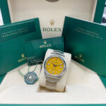 Rolex Oyster Perpetual 41mm 124300-0004 Yellow Dial - Image 8