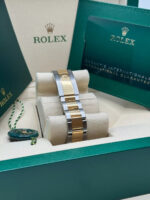 Rolex  Datejust 41mm Two-Tone Yellow Gold Fluted Bezel Champagne Diamond Dial Oyster - 126333 - Image 6