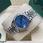 Rolex Datejust m278344-0037/0038 Blue Floral Motif Dial 31mm Oyster - Image 7