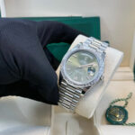 Rolex Day-Date 40mm 228396TBR-0020 Green Roman Dial - Image 5