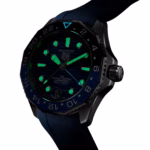 TAG Heuer Aquaracer Professional 300 GMT 42mm Mens Watch Blue Rubber WBP5114.FT6259 - Image 7