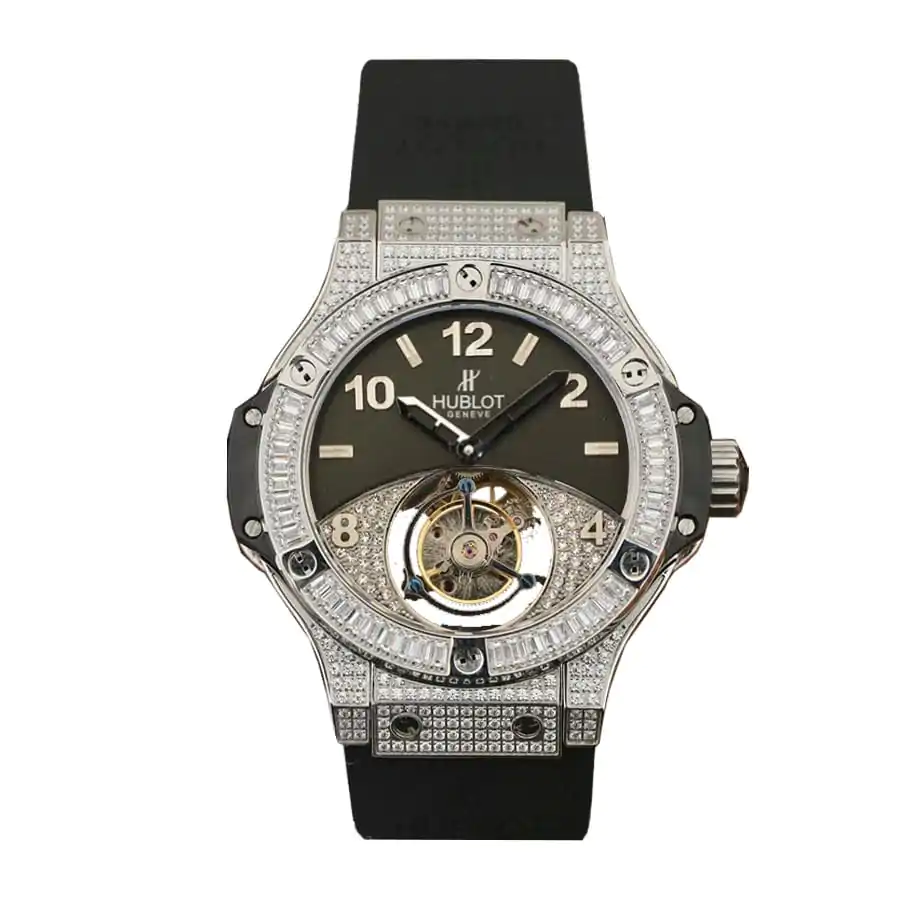 6AE0CD16-8076-DC03-B0A4-9B4A49048C25.png Hublot with Diamond Black - Image 1