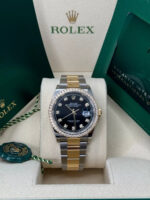 Rolex  Datejust 36mm 126283 Bright Black Dial Oyster Bracelet Watch - Image 3