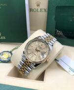 Rolex  Datejust 36mm 126233 Golden Palm Motif Dial Jubilee Bracelet Watch - Image 4