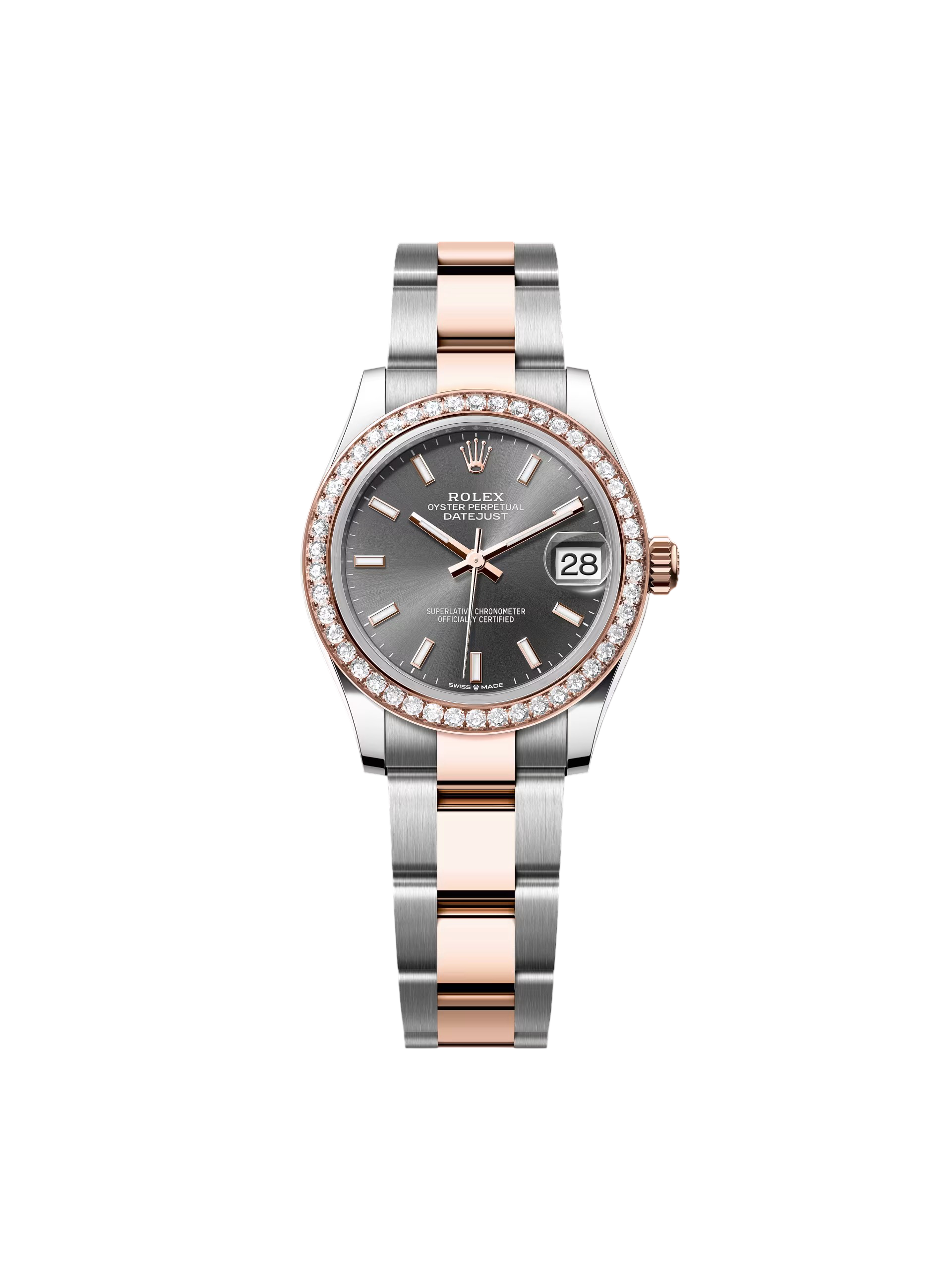 6BF8B2C0-0F2F-1700-B213-AAF19986846F.png Rolex Datejust m278381RBR Slate 31mm Dial Diamond-Set Bezel - Image 1