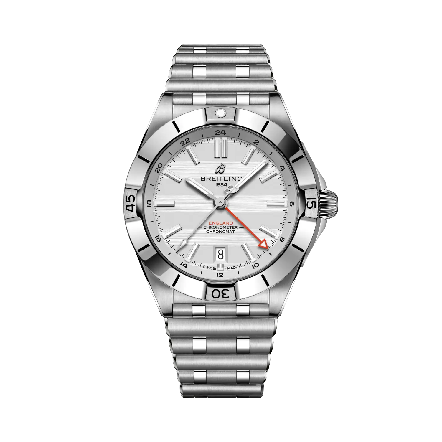 6C0A47D4-99F1-A139-9E68-AB30FB516128.png Breitling Chronomat Automatic GMT 40 Six Nations England A323985B1A1A1 - Image 1