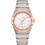 Omega Constellation 39mm Silver Dial Stainless Steel and Sedna™ 18k Rose Gold Bracelet 131.20.39.20.02.001