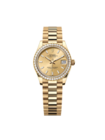 Rolex Datejust m278288RBR-0022 Champagne 31mm Dial President Bracelet Watch