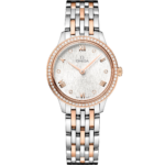 Omega De Ville Prestige, 18k Sedna™ Gold, Stainless Steel and Diamond-set, 27.5mm Quartz 434.25.28.60.52.001