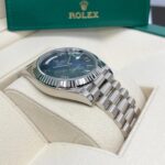 Rolex  Day-Date President 40mm White Gold Blue Roman Ombre Dial - 228239 - Image 5